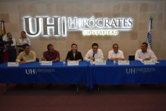 Ratifican convenio de colaboración la Universidad Hipócrates, la Fiscalía General del Estado y la Fiscalía Especializada en Delitos Electorales.