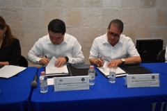 Ratifican convenio de colaboración la Universidad Hipócrates, la Fiscalía General del Estado y la Fiscalía Especializada en Delitos Electorales.