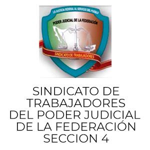 logo sindicato de trabajadores del poder judicial de la federación sección 4