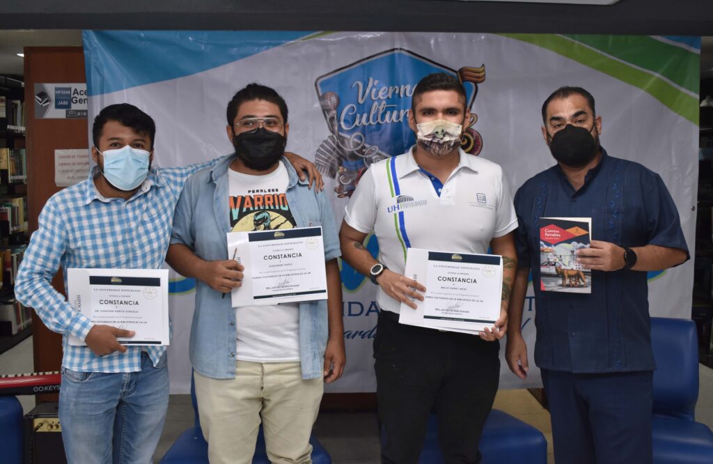 Presentación del libro "Cuentos Flamables" en UHipócrates