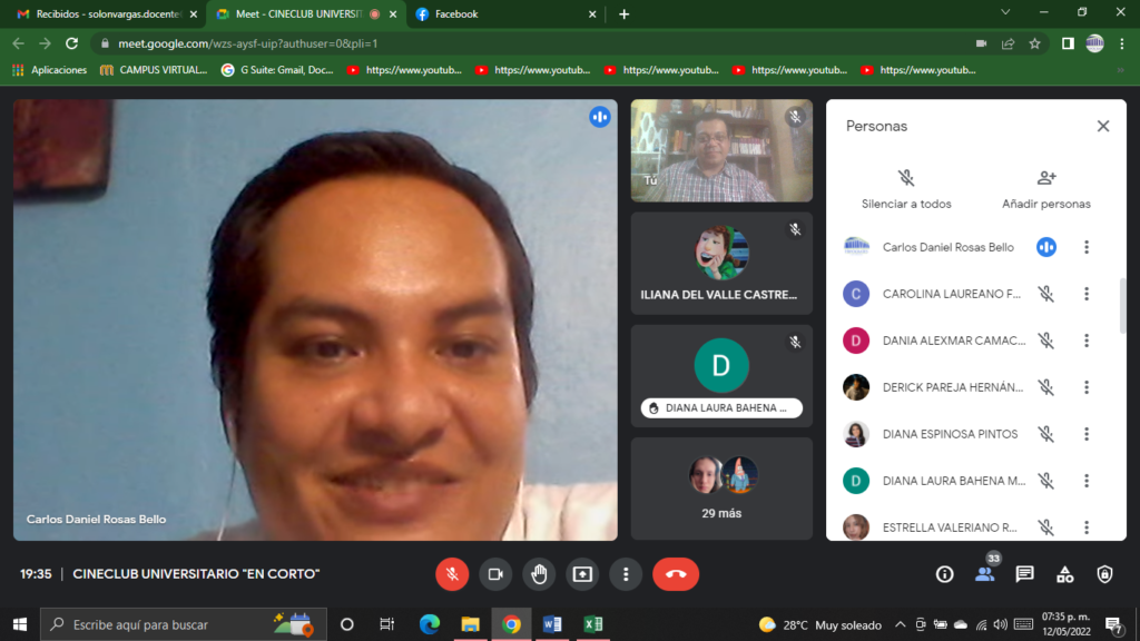 Exhibición del documental sobre gastronomía distintiva en Universidad Hipócrates