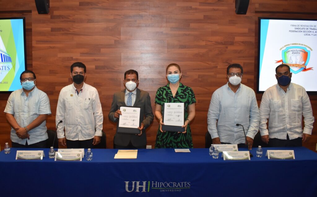 Convenio de colaboración entre Universidad Hipócrates y el STPJF