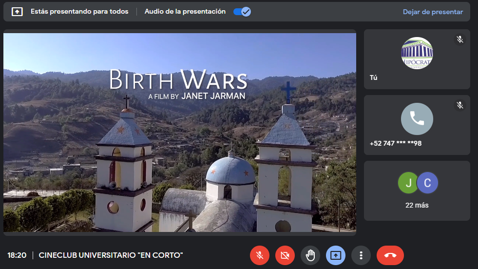 Clausura del tercer Cineclub de Universidad Hipócrates