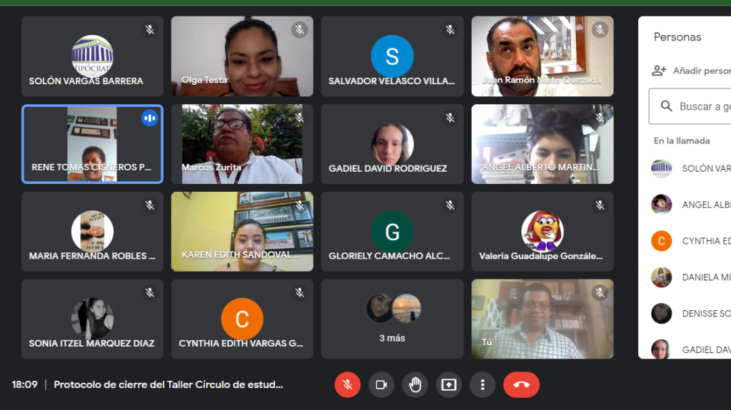 Clausura del taller de Estudios Teatrales de la Universidad Hipócrates