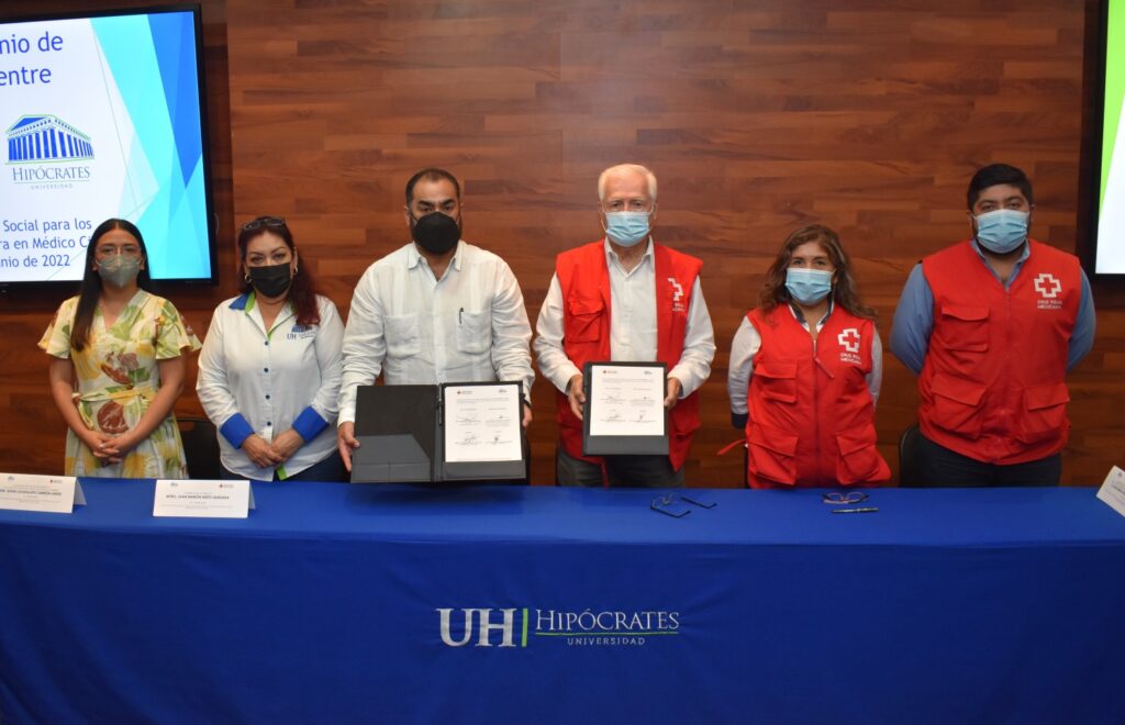 Convenio entre Universidad Hipócrates y la Cruz Roja de Iguala Guerrero