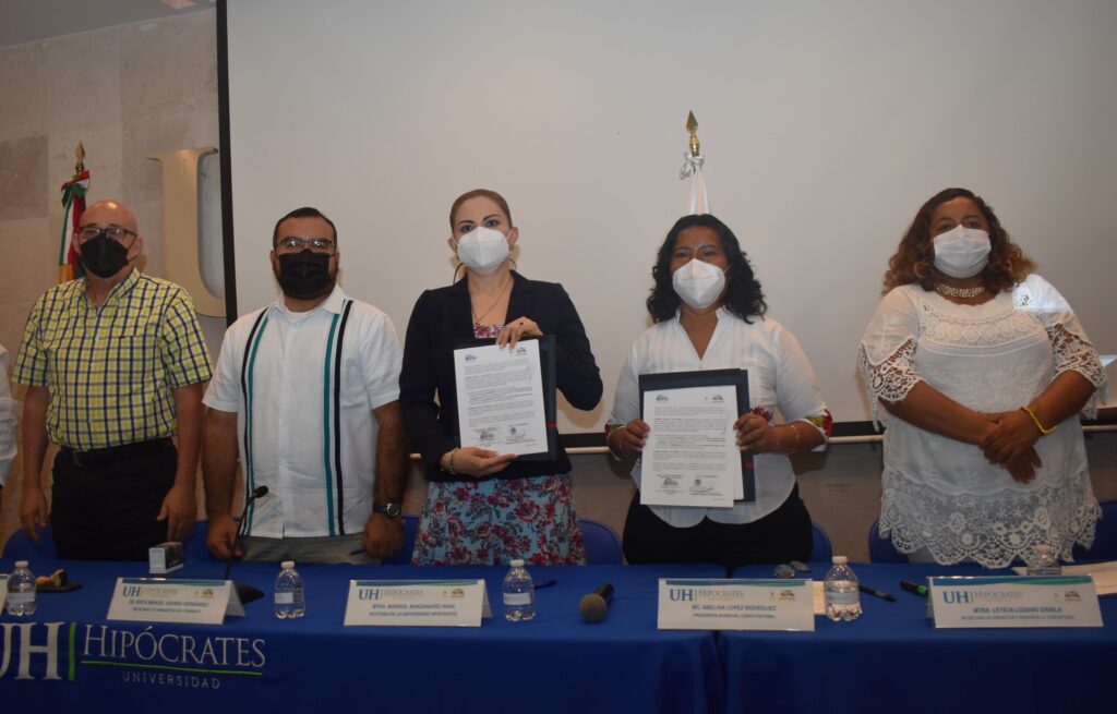 Firma de convenio de colaboración entre la Universidad Hipócrates y el ...
