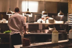 cocina de restaurante