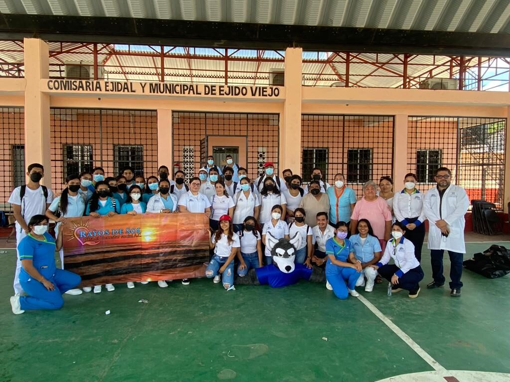 La comunidad de Ejido Viejo recibe la visita de Universidad Hipócrates