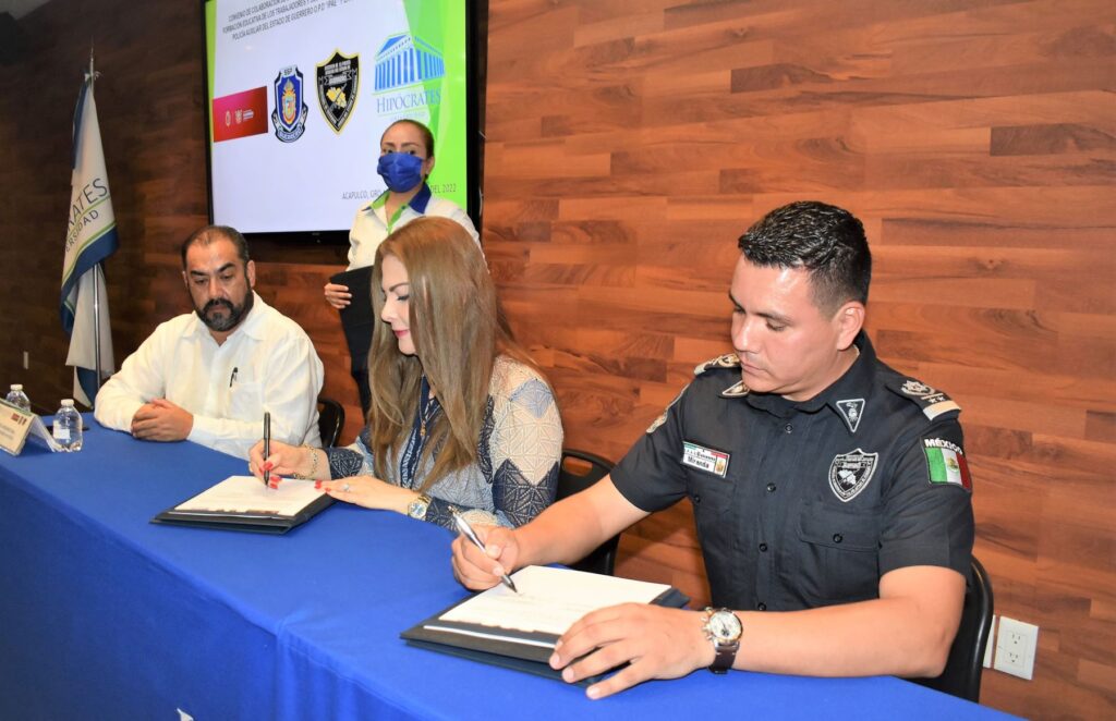 La Universidad Hipócrates y el Instituto de la Policía Auxiliar del ...