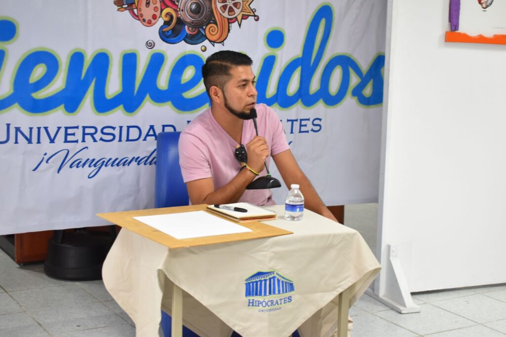 Conversatorio Hipócrates con el artista plástico Mitchel Lucas