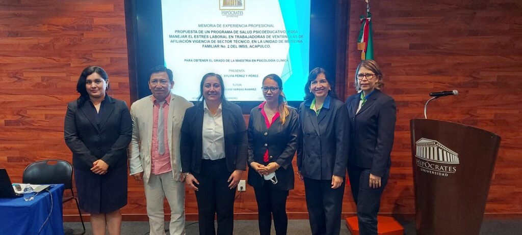 Examen profesional por el grado de Psicología y derecho fiscal en UH