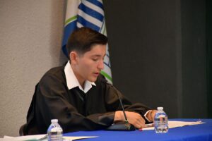 Colaboración con la casa de Cultura Jurídica realizando la presentación "Un dia en la corte"