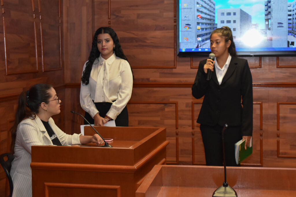 Practica para el desahogo de prueba de la carrera de Derecho