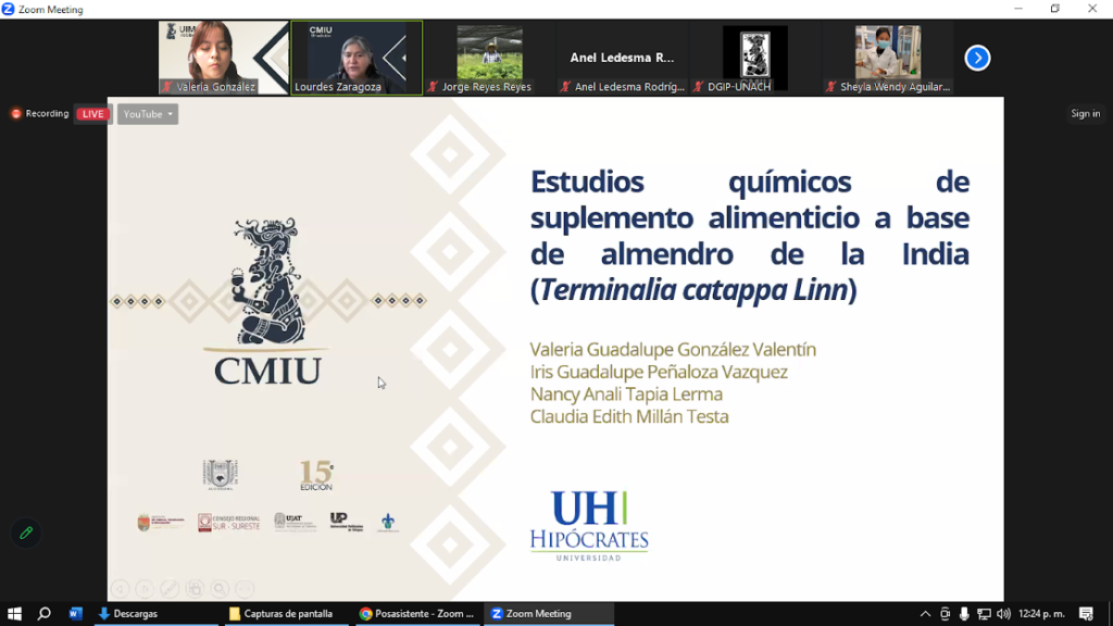 Estudiantes de la UH en el Congreso Mesoamericano de Investigación