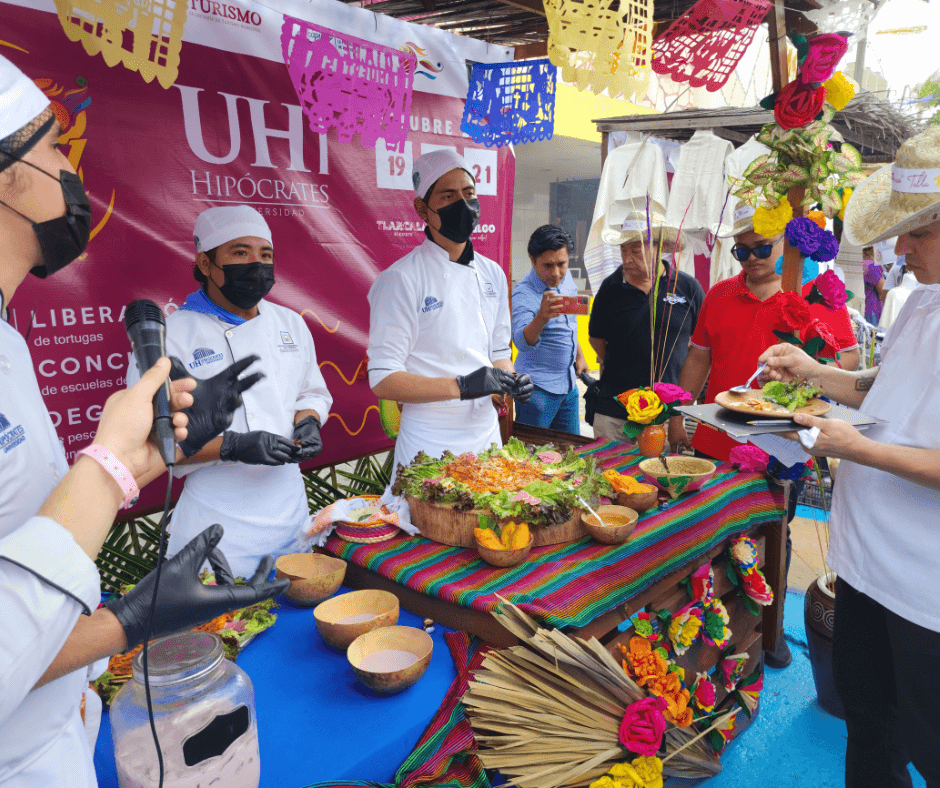 Estudiantes de la licenciatura de gastronomía