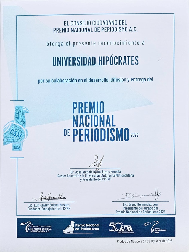 Premio nacional de periodismo 2022