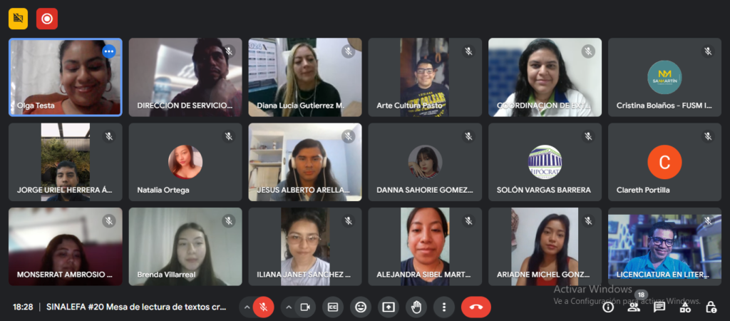Clausura de los talleres de lectura y escritura creativa