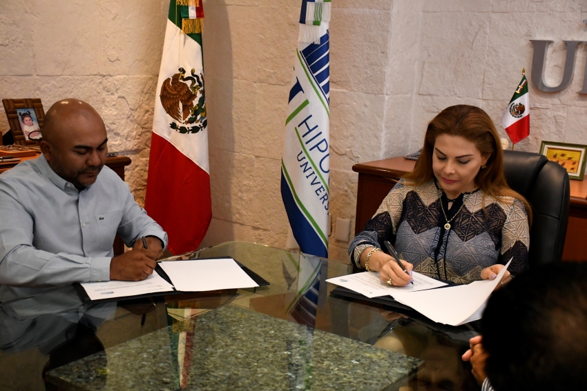 La Universidad Hipócrates firma convenio de colaboración con el CECYTE Guerrero.