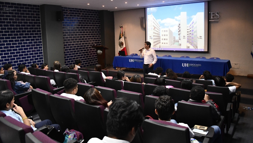 El cineclub de la universidad Hipócrates presento su filme "Las nuevas medidas del mundo"
