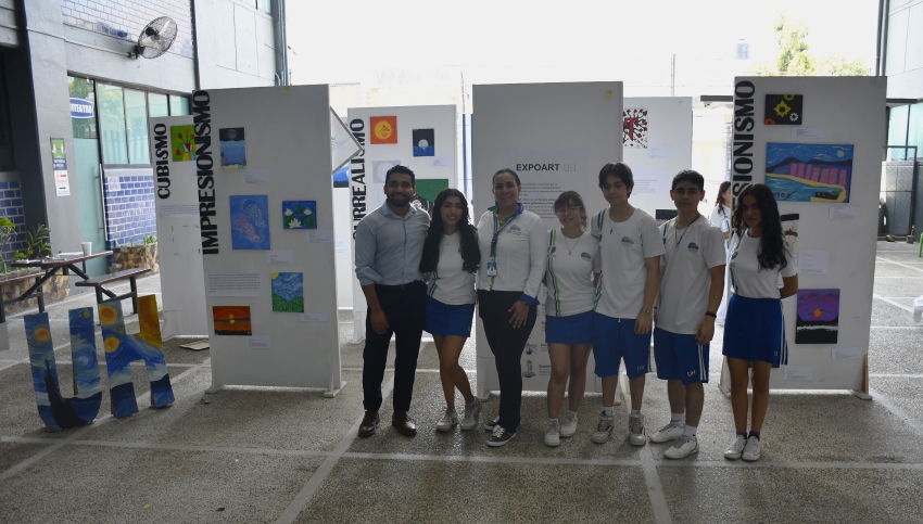 Exposición del talento artístico de la Universidad Hipócrates