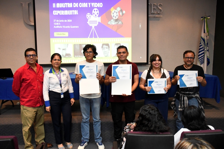 Reconocimiento por la presentación de cine y video experimental