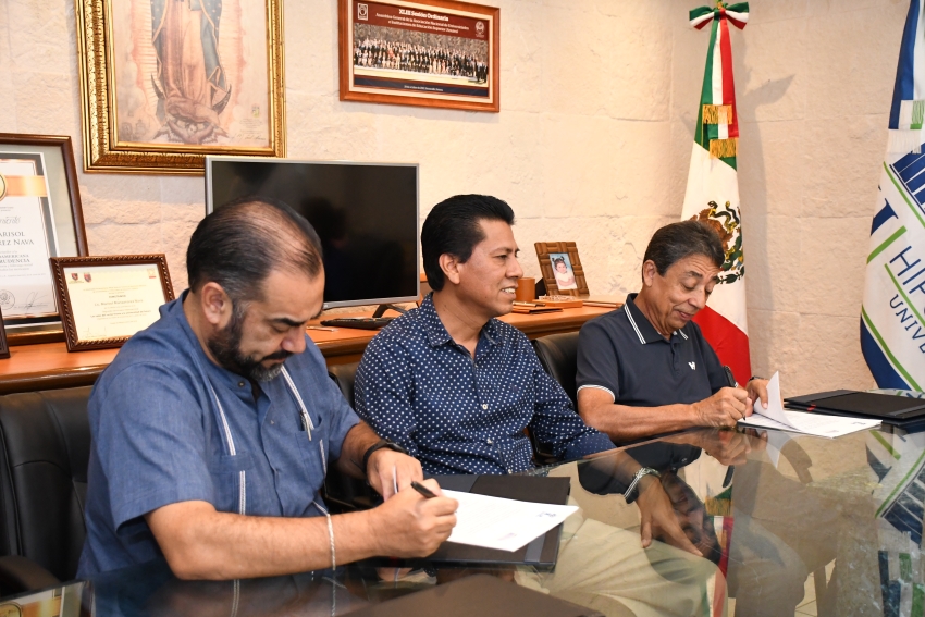 Firma de convenio entre la Universidad Hipócrates y el Colegio de ...
