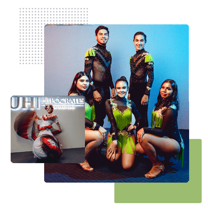 Alumnos de Licenciatura en Danza Regional y Bailes Contemporáneos