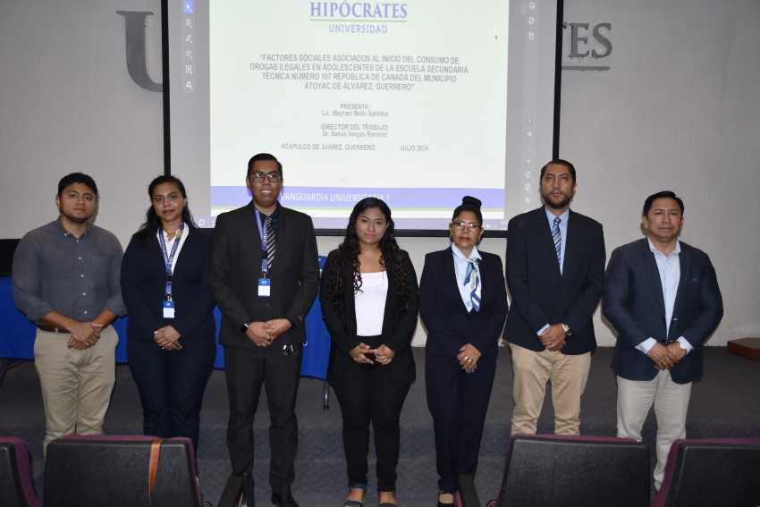 Jornada de exámenes profesionales en Universidad Hipócrates