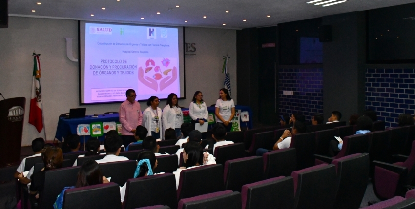 Promoción de donación de órganos a través de una charla informativa