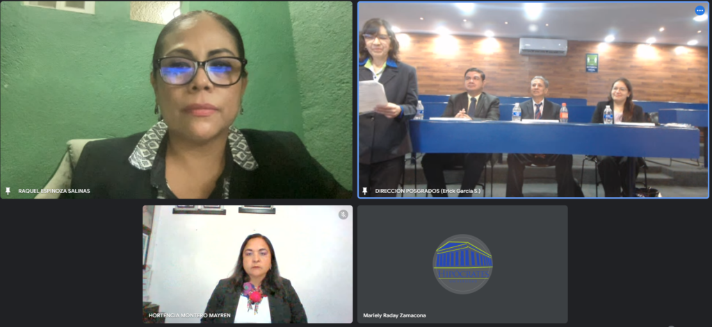 Jornada de exámenes profesionales en el Doctorado en Administración