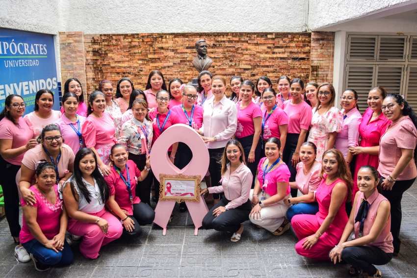 Campaña de "Saca al pecho" para crear conciencia sobre el cáncer de mama