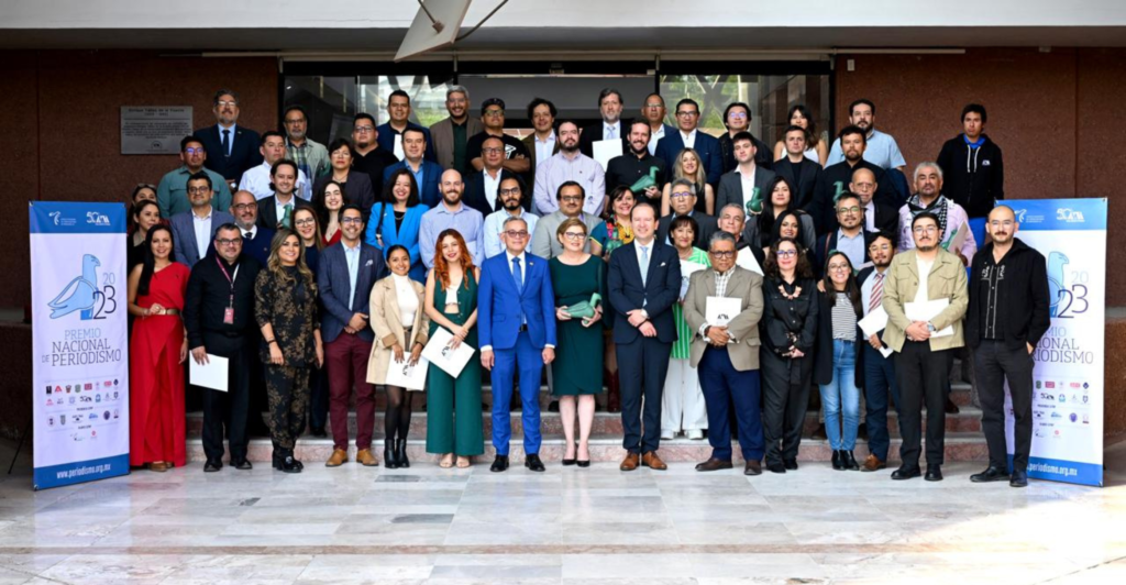 Recibimiento del premio Nacional de Periodismo 2023