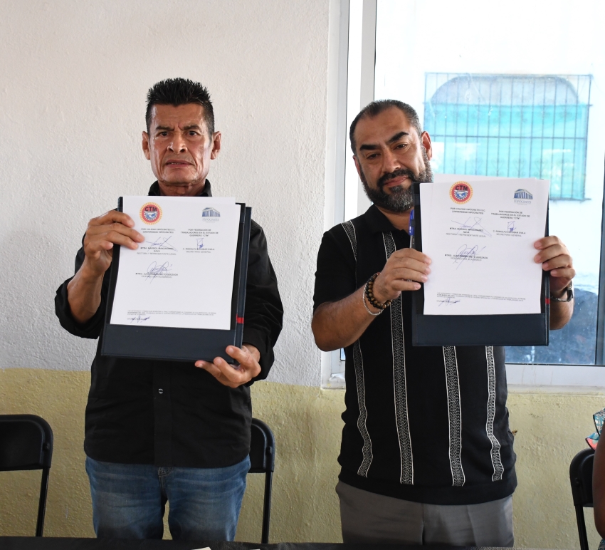 Convenio de Universidad Hipócrates con la Federación de trabajadores del estado de Guerrero
