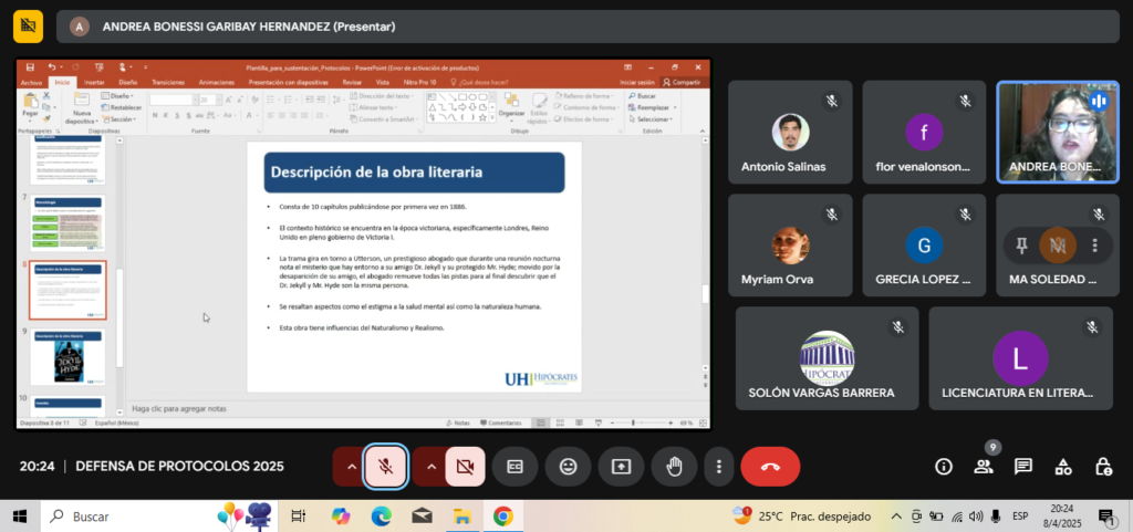 Protocolos de investigación para licenciatura en literatura y ciencias