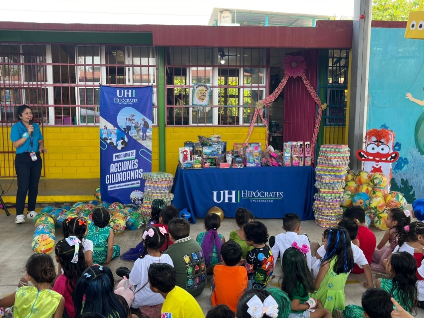 Donación de beneficios de niñas y niños de Acapulco