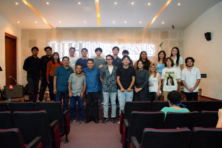 Cierre del taller de club de música y banda universitaria.