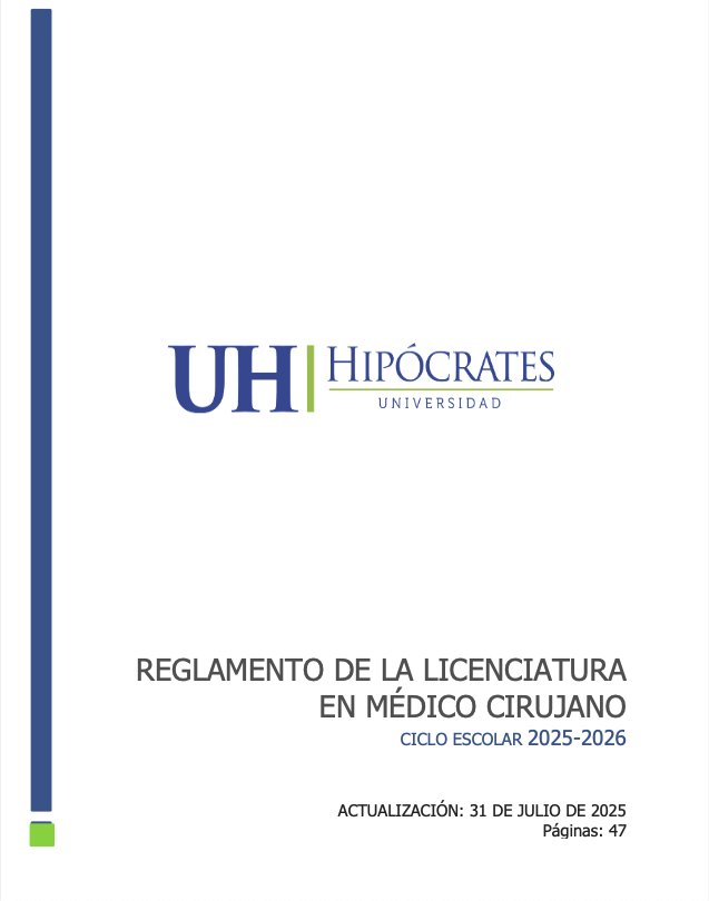 reglamento medico cirujano 2025 2026