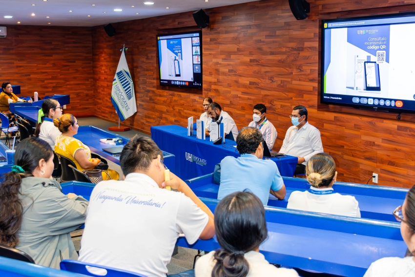 : Presentación del libro “Conocimiento en movimiento: Aportes del verano científico en la Universidad Hipócrates”.