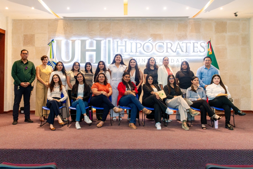 Alumnos y sinodales del debate sobre las modalidades terapéuticas