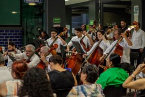 La Orquesta Filarmónica de Acapulco (OFA), realizado en el marco de las festividades por el 40 aniversario de Universidad Hipócrates.