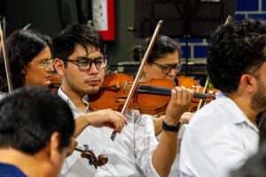La Orquesta Filarmónica de Acapulco (OFA), realizado en el marco de las festividades por el 40 aniversario de Universidad Hipócrates.
