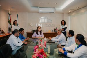 Reunión en la Universidad Hipócrates sobre la renovación del Convenio de Colaboración de Becas Académicas en la Materia de Profesionalización y Formación Educativa de los Trabajadores y sus Familiares Directos con el Colegio e Instituto de Valuadores de Guerrero, A.C.