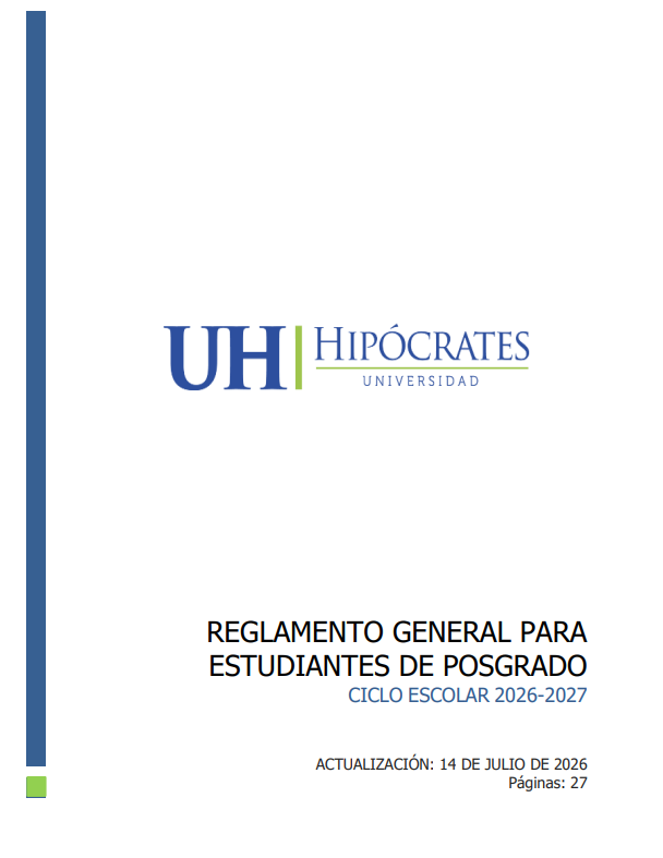 reglamento postgrados 2026 2027